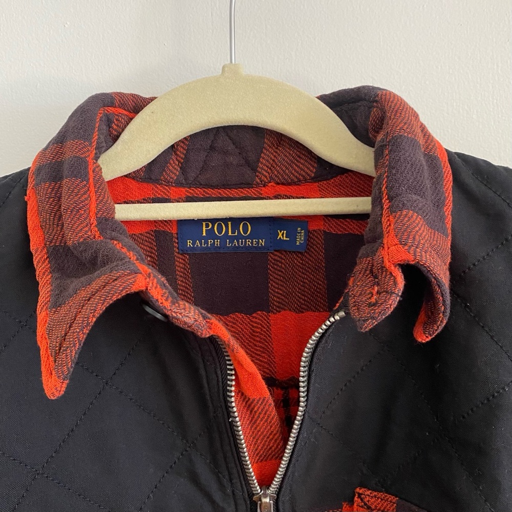 POLO Ralph Lauren women’s Black and Red Checkered Shirt XL - Picture 2 of 8
